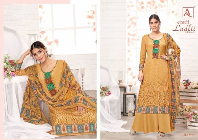 Alok Ladlii Edition 3 New Designer Ethnic Wear Digital Printed Jam Cotton Dress Material Collection
